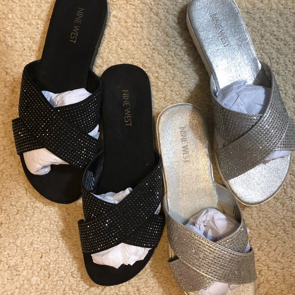 Nine West sandals 2 pair